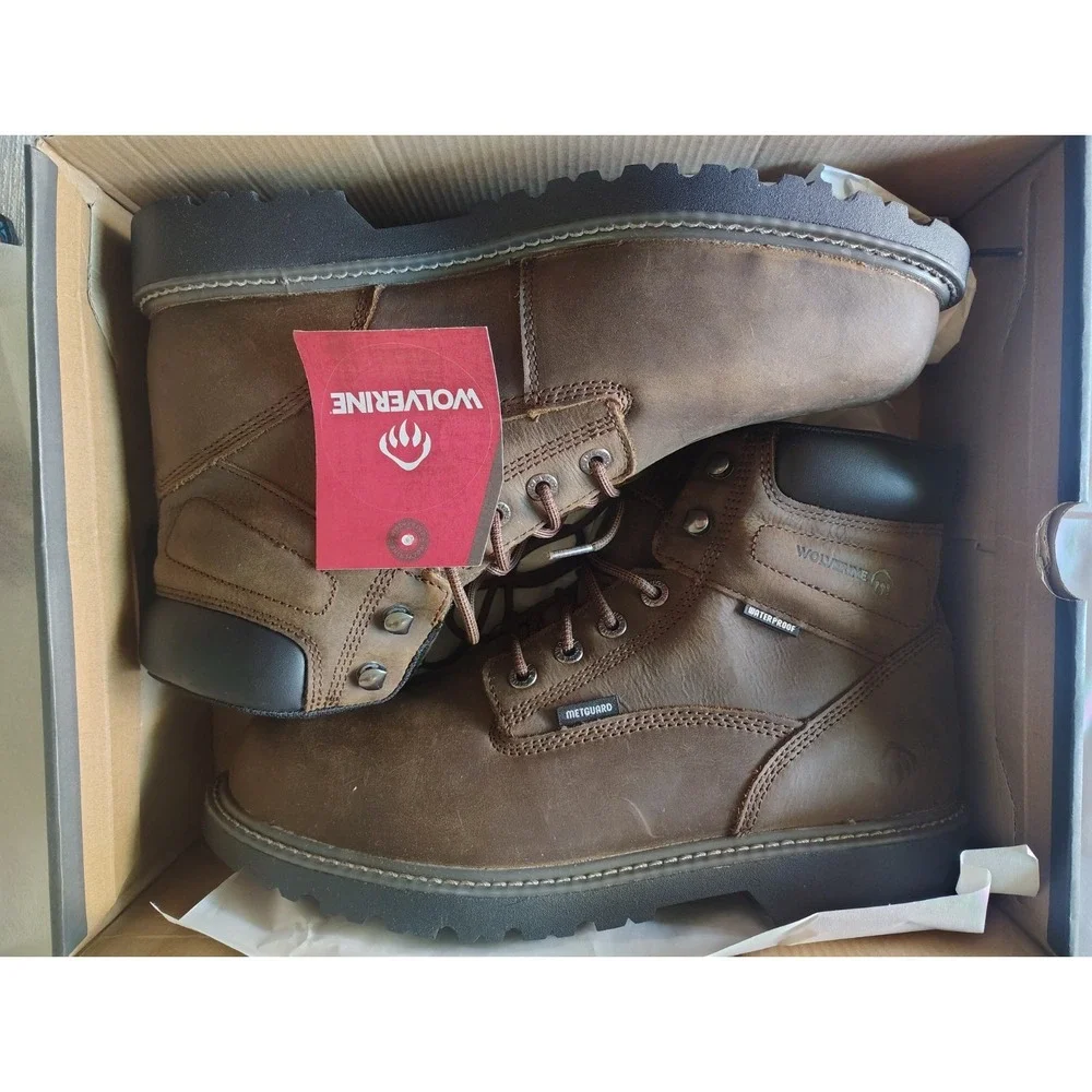 Wolverine Floorhand Met Guard Steel Toe Work Boots Men's 12 Waterproof W231024